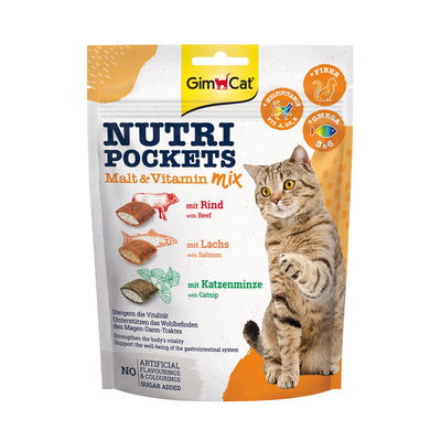 GimCat Nutri Pockets Malt + Vit. Mix