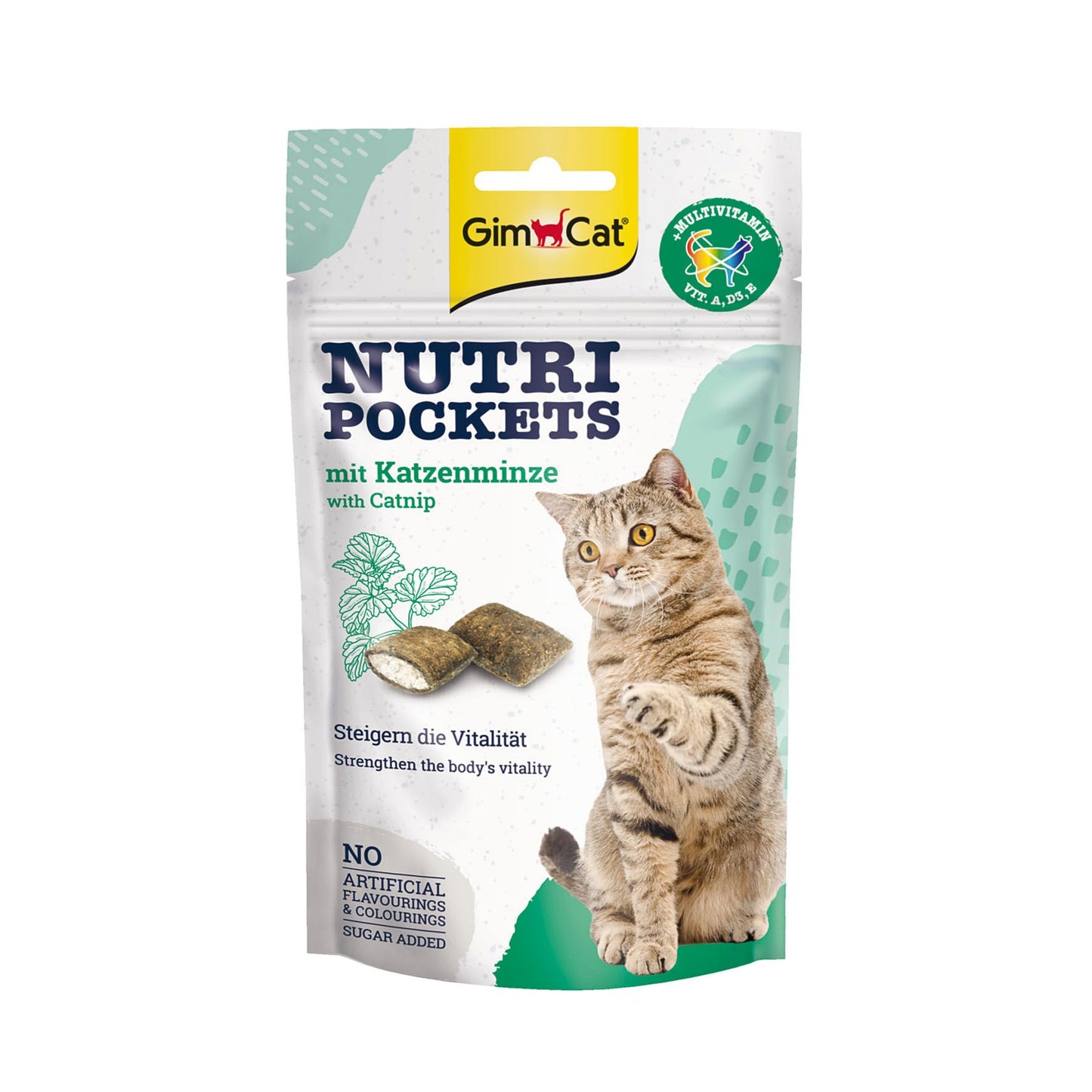 GimCat NutriPockets Minze & Multi-Vit