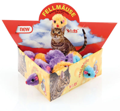 Fellmaus klein, L=5cm, assortiert