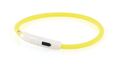 Universal-Leuchthalsband Plus D=7mm gelb