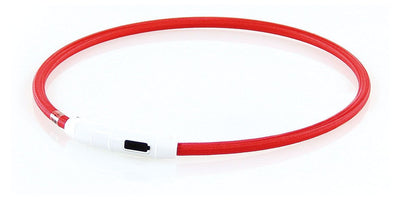 Universal-Leuchthalsband Plus D=7mm rot