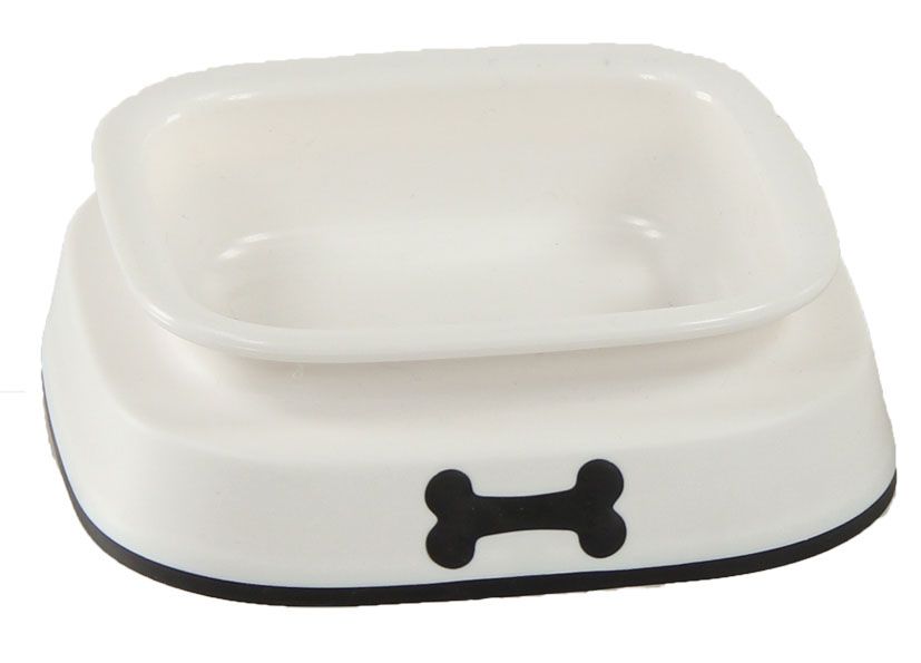 swisspet Hundenapf Boney 550ml weiss
