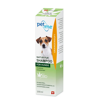 pet+me Shampoo m. CBD, Orangenduft