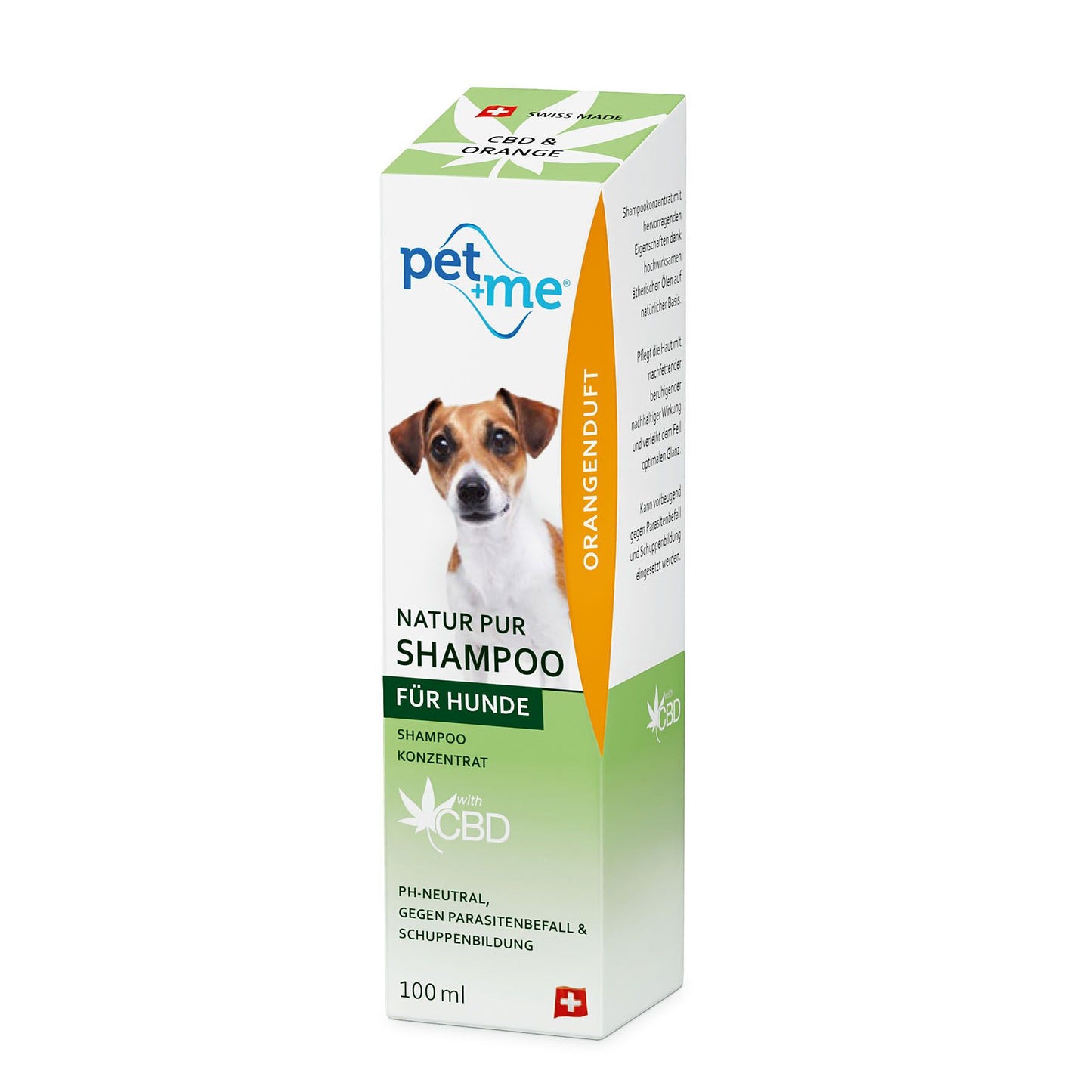 pet+me Shampoo m. CBD, Orangenduft