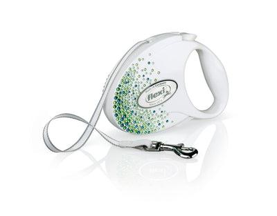 Flexi Glam Splash Leaf S, Pearl-white