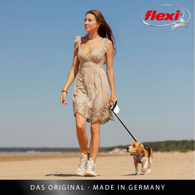 Flexi One, schwarz/weiss, Gurt,