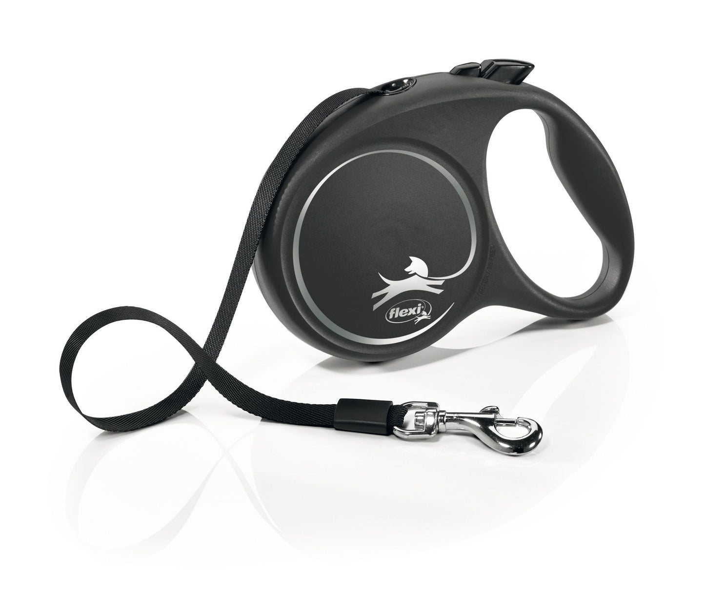 Flexi Black Design S Gurt 5m silber