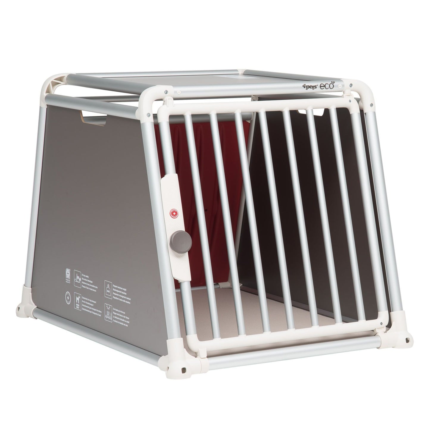 4pets Autobox ECO 3, L, Einzelbox Alu
