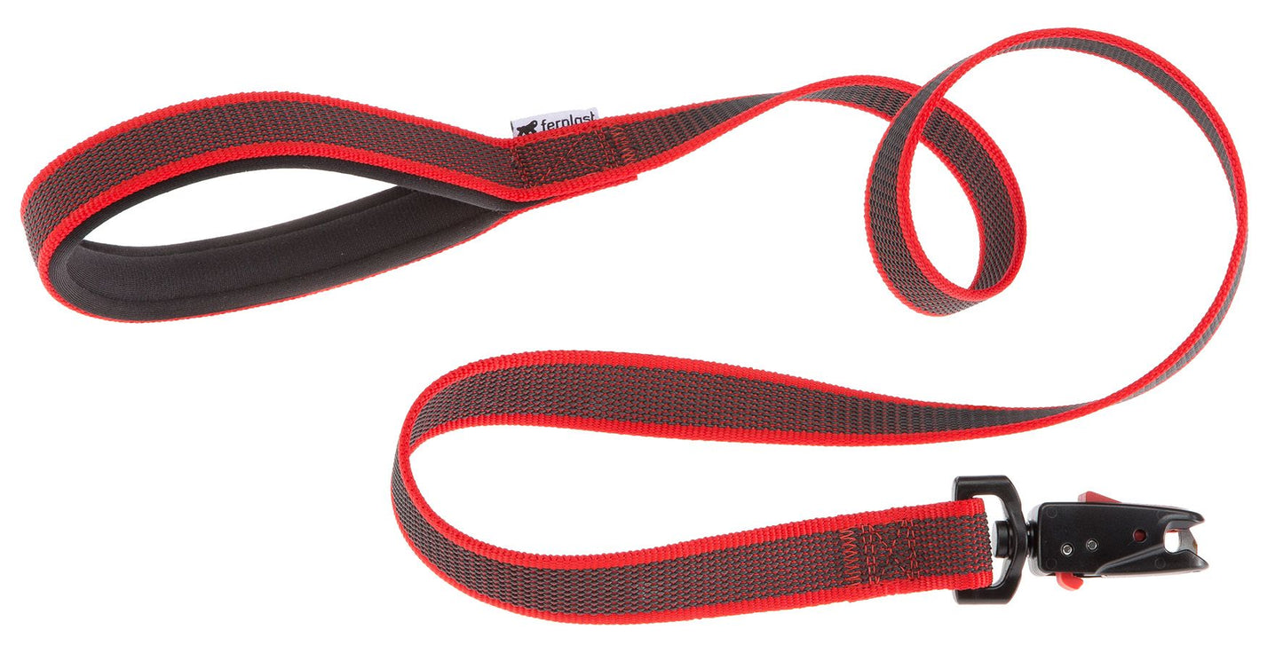 Ferplast Leine Daytona Gummy Matic rot