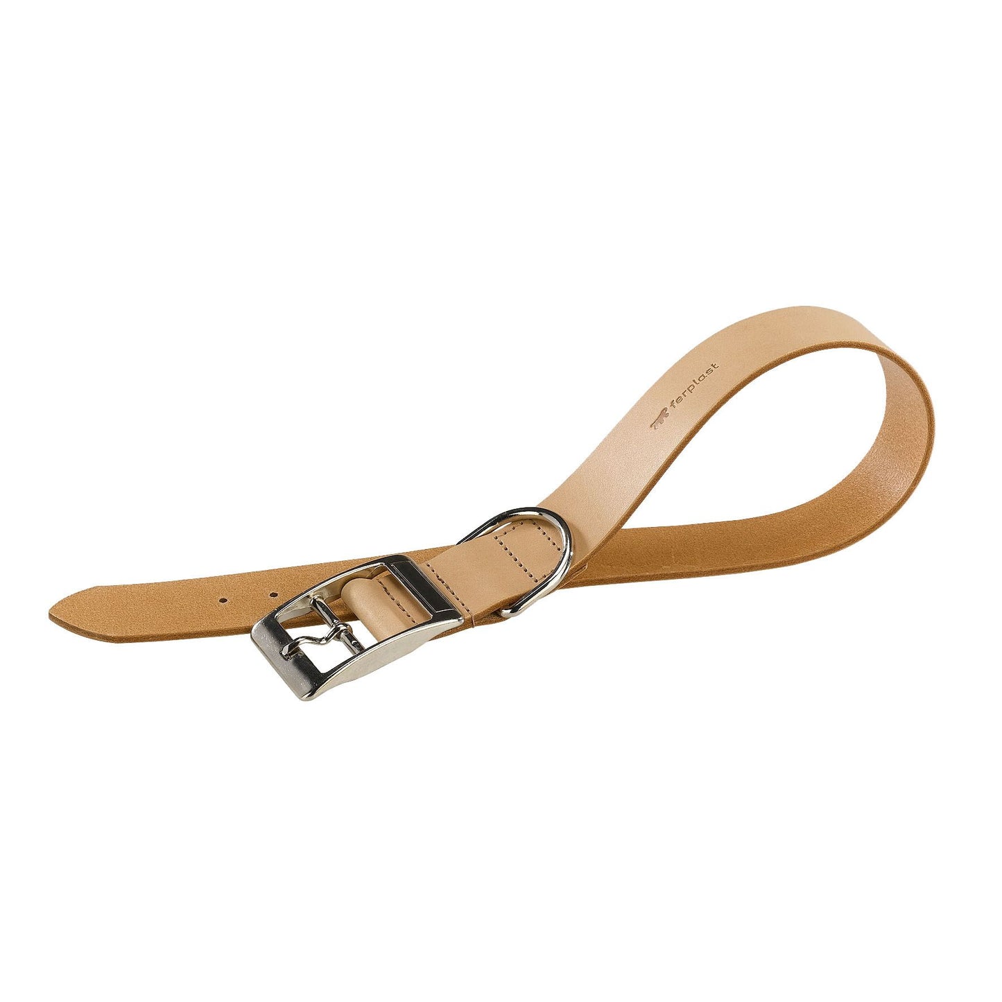 Lederhalsband Natural Beige C30/55