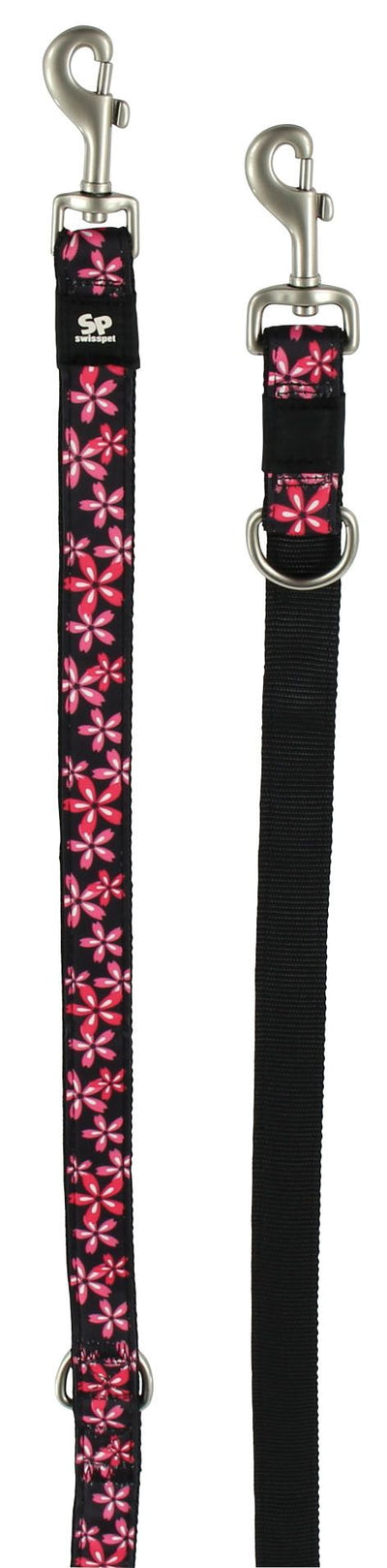 TrendLine Führleine Flower, 15mm, rosa