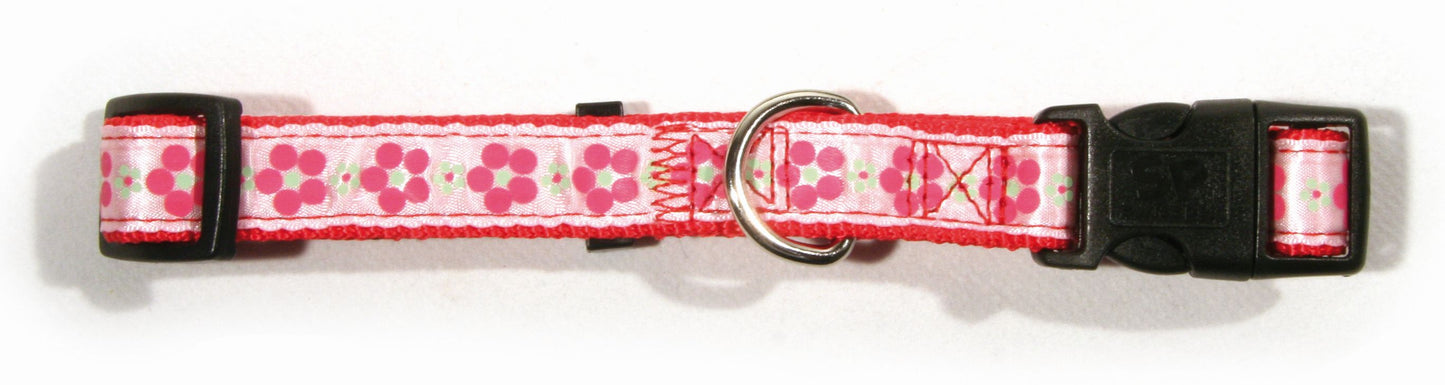 TrendLine Flower 10 Halsband, rot