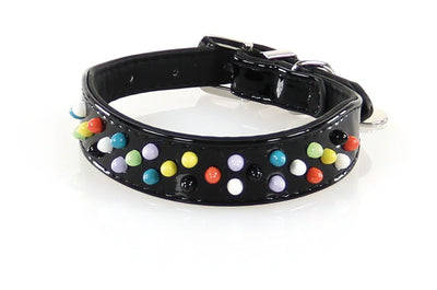 Lederhalsband Mastermind 23mm/38cm sw