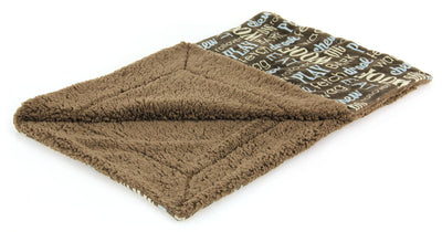 swisspet Heimtierdecke WOOF braun