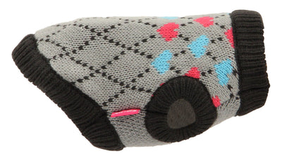 TrendLine Hundepullover Hearties XS grau