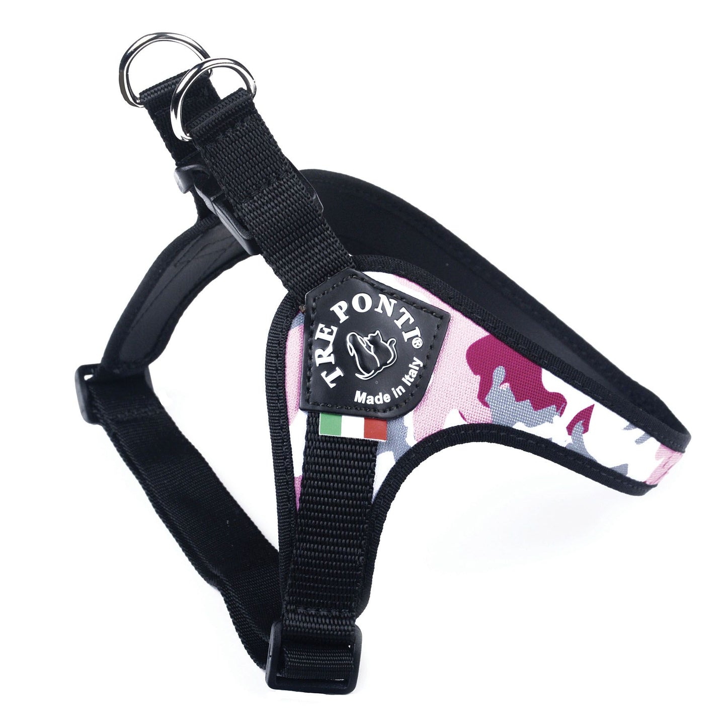 TrePonti Geschirr verstel Pink Camoufl 3