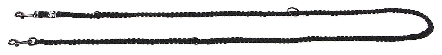 Führleine geflochten 10mm/200cm schwarz