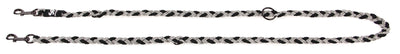 Führleine geflochten 10mm/200cm sw-grau