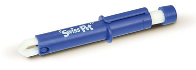 swisspet Zeckenzange Kunststoff blau10cm