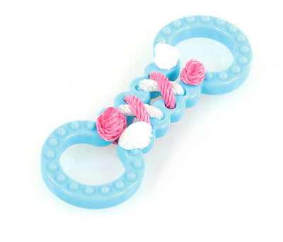 Puppy-Play Doppelring L=16cm hellblau