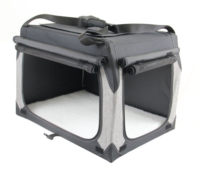 swisspet Transportbox Riva S sw/grau