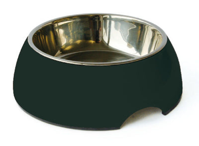 Melamin Napf rund M D=17.5cm, schwarz
