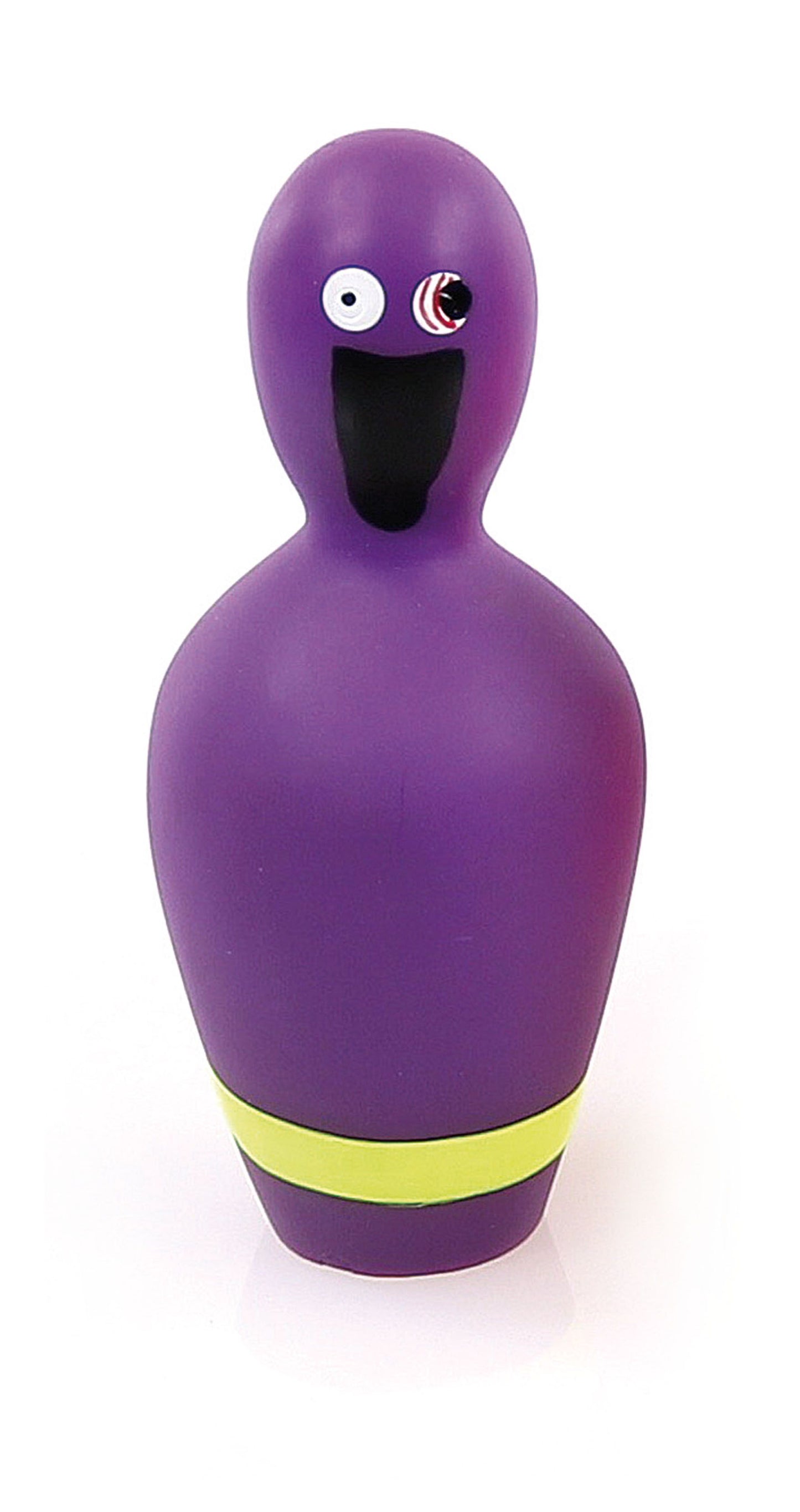 Hundesp. Mini-Vinyl-Bowlingkegel violett