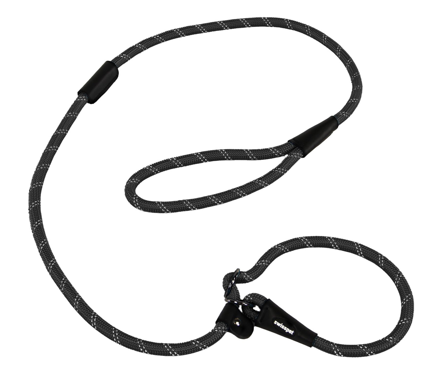 swisspet Agility Leine 8mm/180cm schwarz