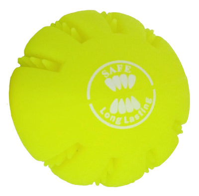 Hundespielzeug Dental-Leuchtball, gelb