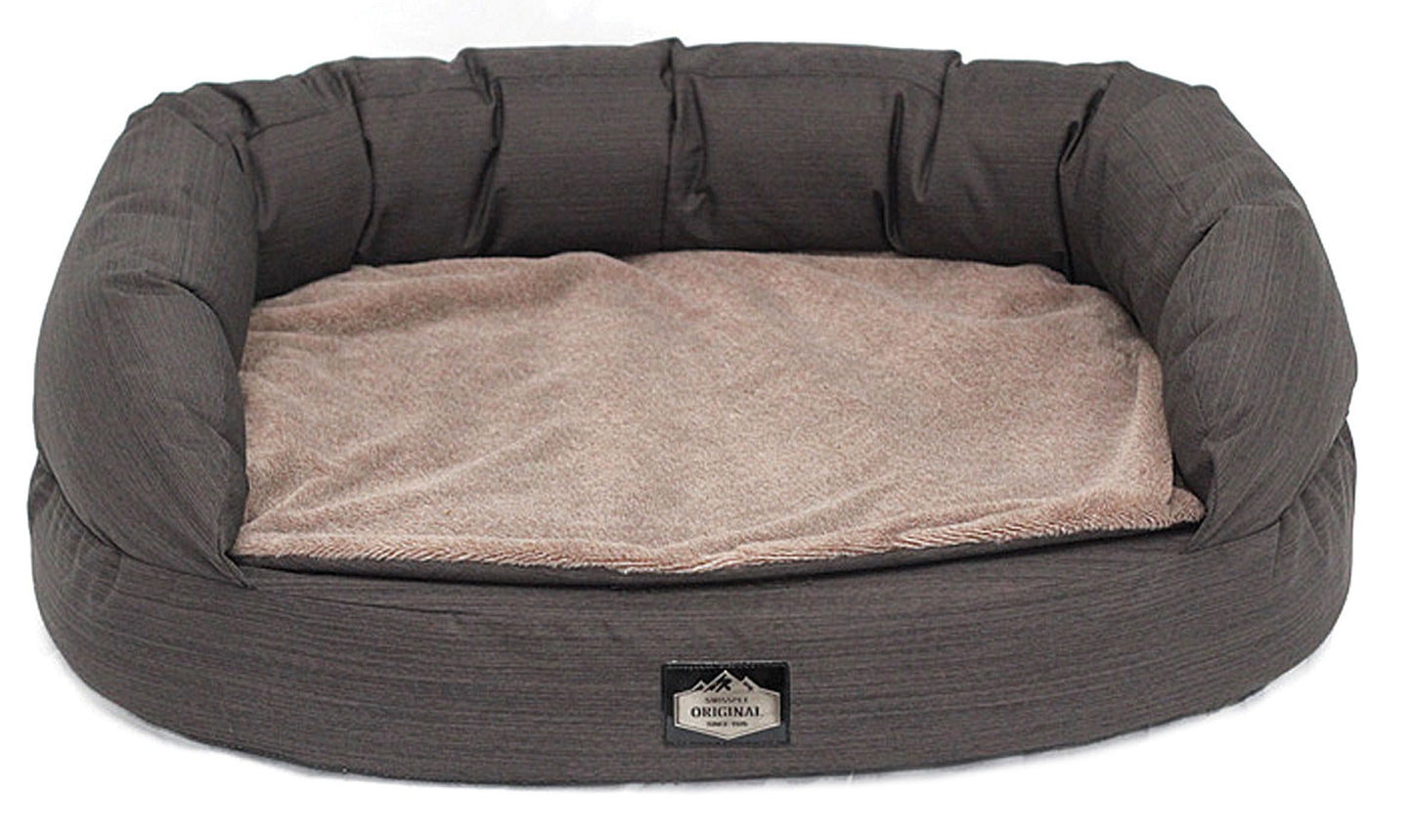 TrendLine H & K-Rundsofa Genua S braun