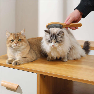 M-Pets Bambus-Ballstiftbürste,