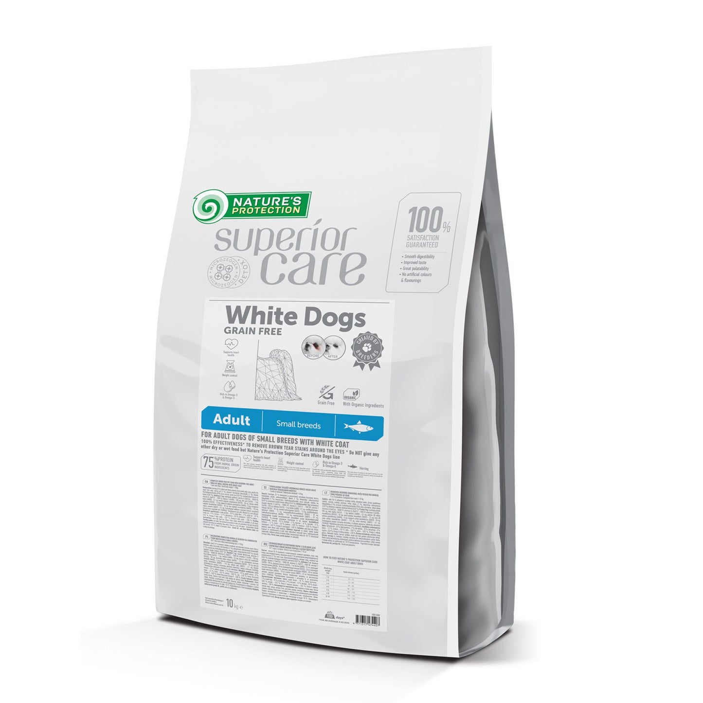 Sup Care Dog White Adul Mini Hering