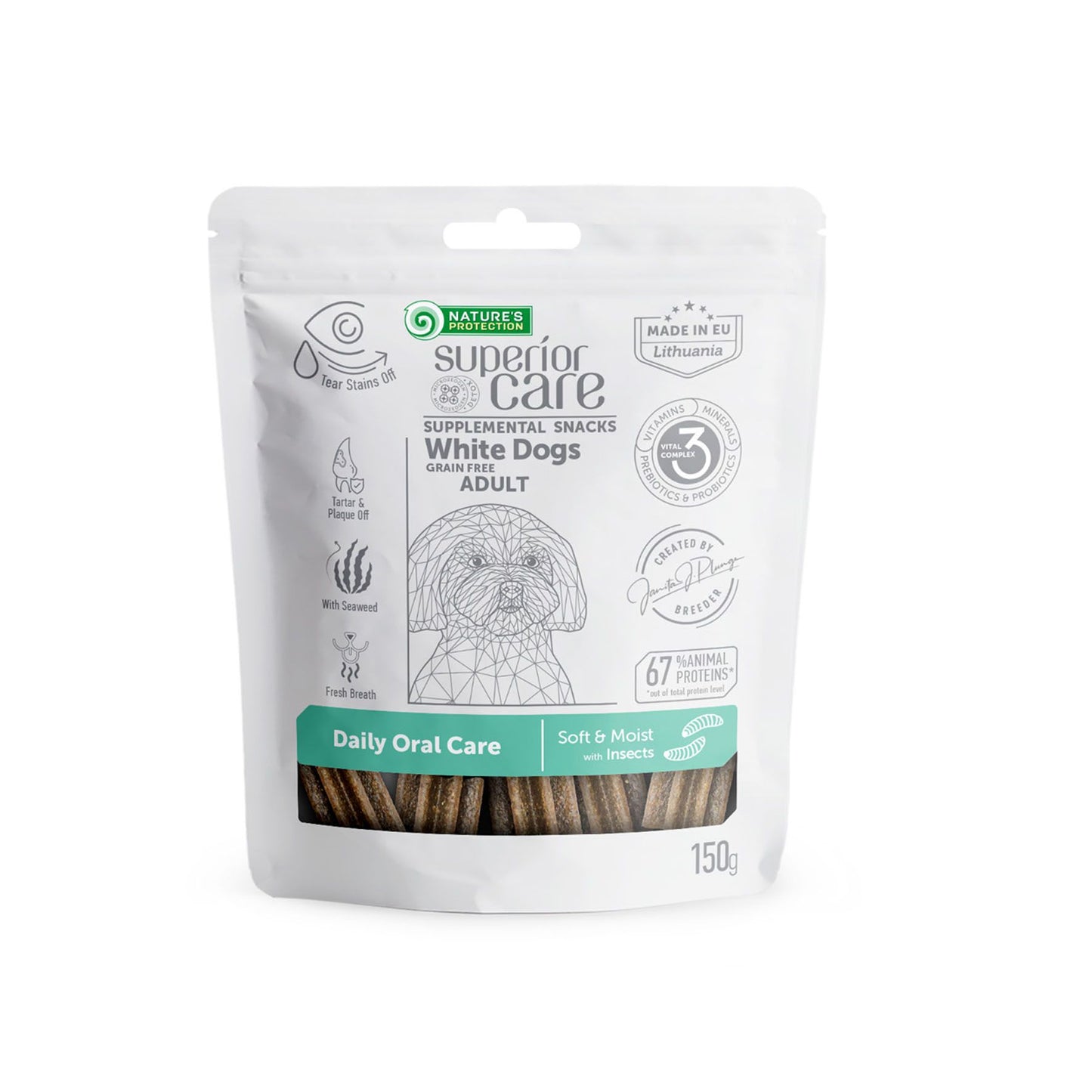 Sup Care Dog Sna. White Oral Insekt