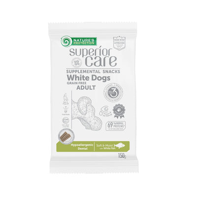 Sup Care Dog Snac. White Hypo Fisch