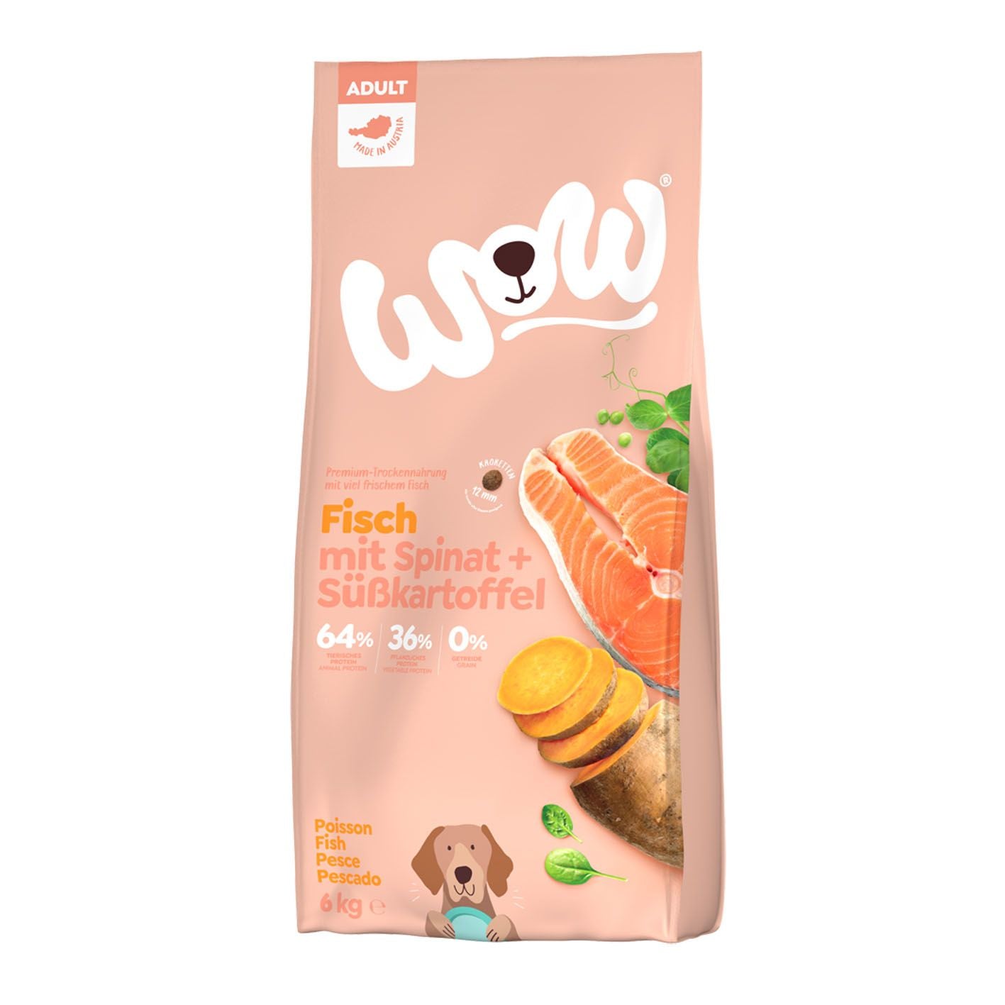 WOW Trockenfutter Adult Fisch