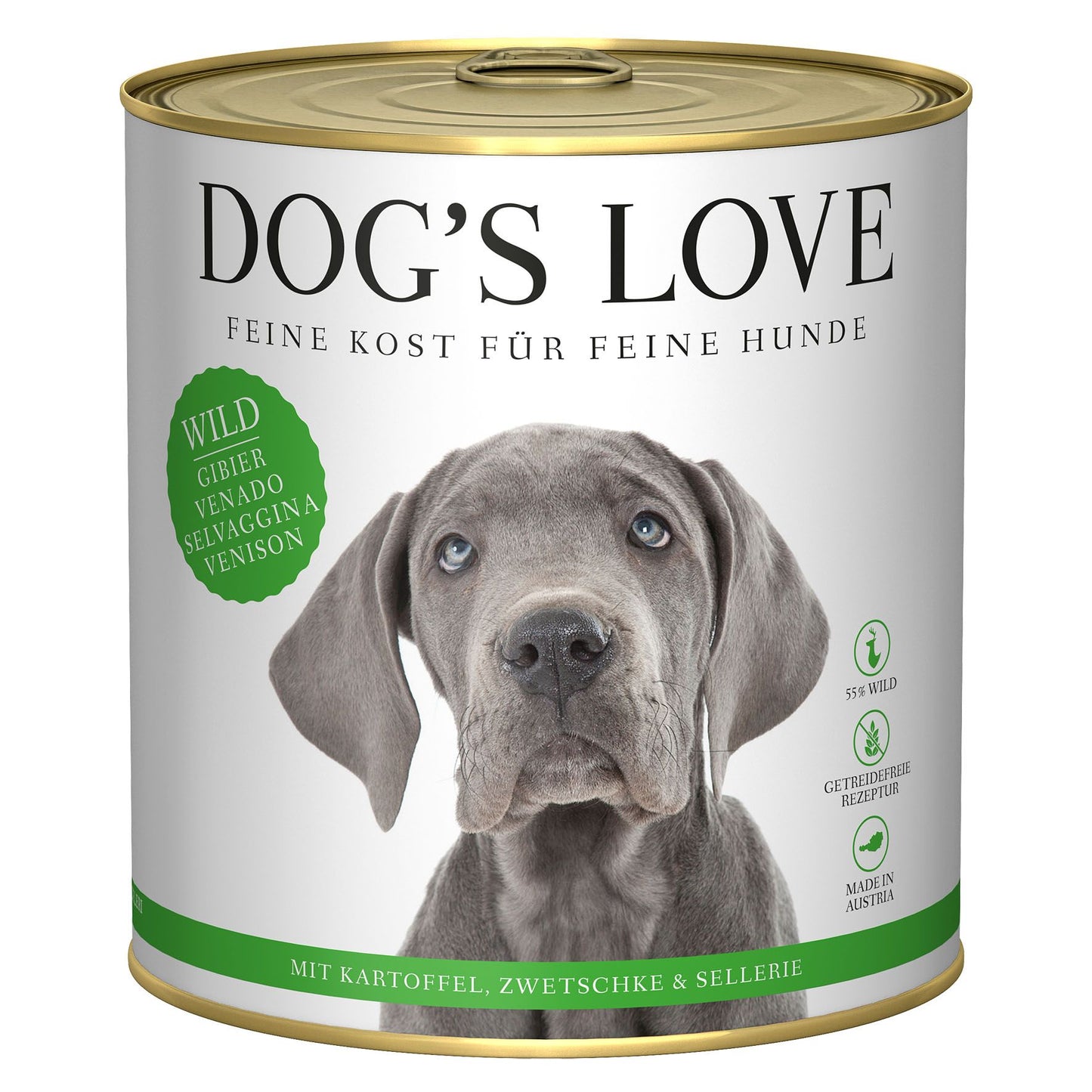 DOG'S LOVE Wild Kartofl & Zwetsch & Sel