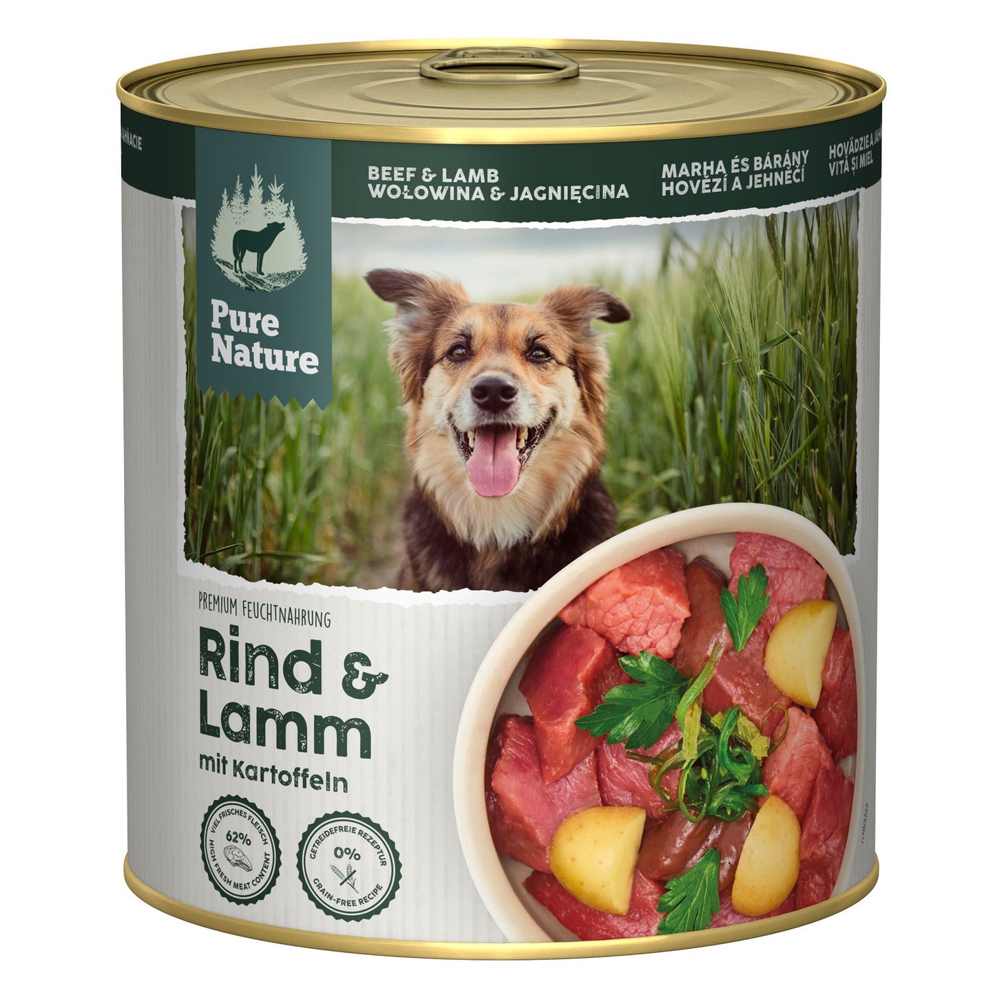 PureNature Rind mit Lamm & Huhn