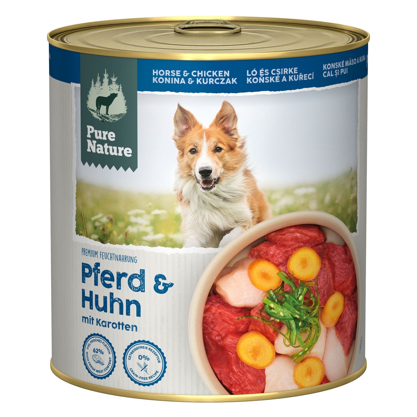 PureNature Pferd & Huhn mit Karotten