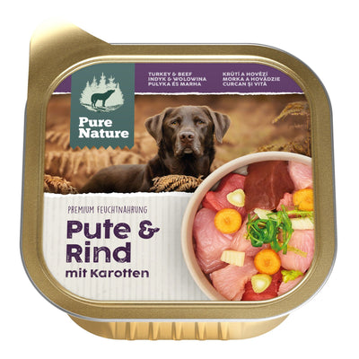 PureNature Pute & Rind mit Karotten