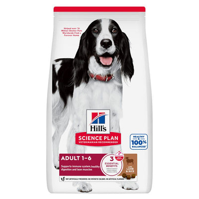 Hill's Hund Adult Lamm + Reis