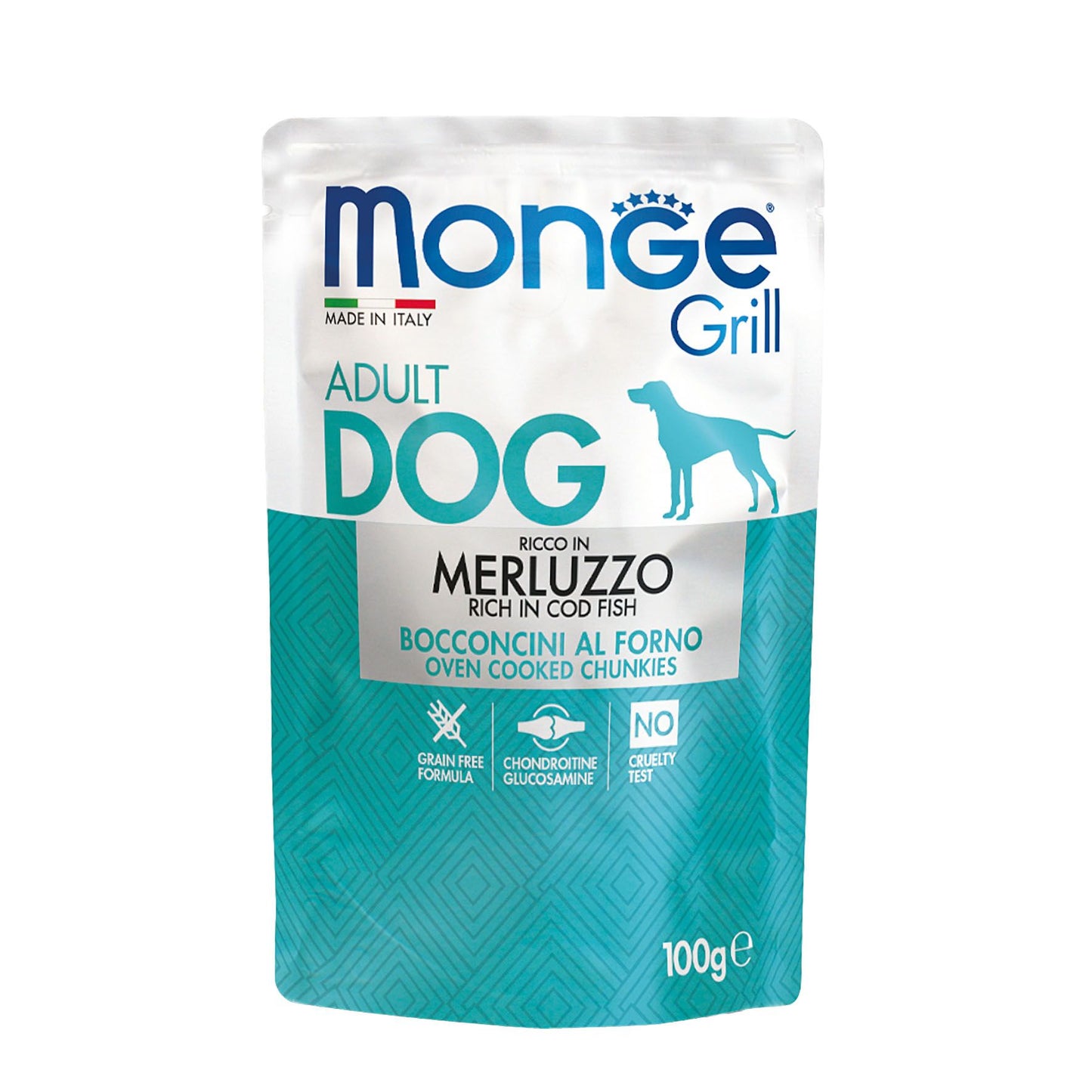 Monge Grill Dog Adult Codfish