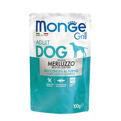 Monge Grill Dog Adult Codfish