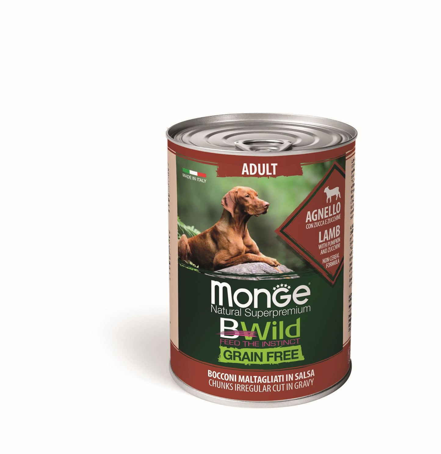 Monge Dog BWild Wet Adult Lamb
