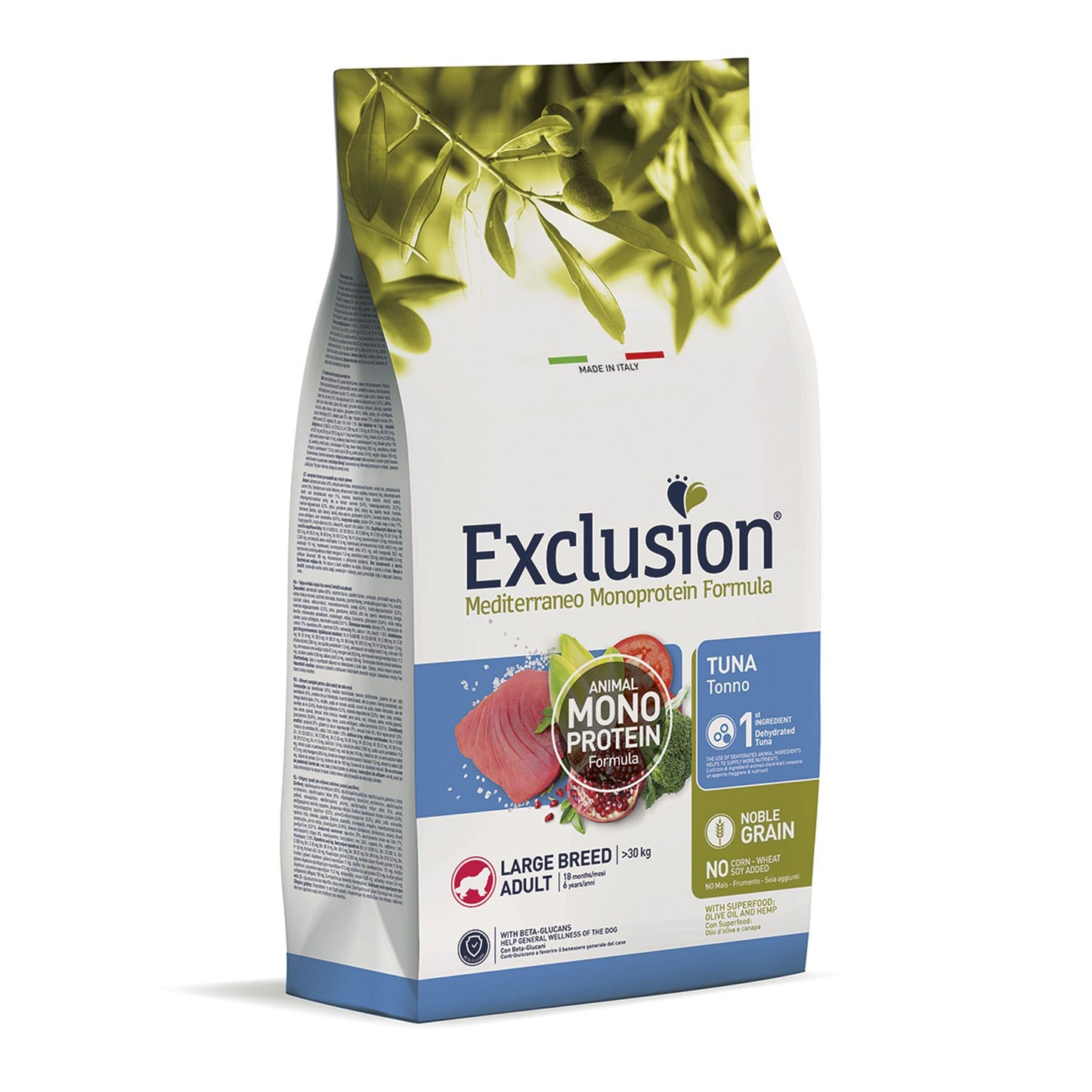 Exclusion Dog Adult Large Tuna