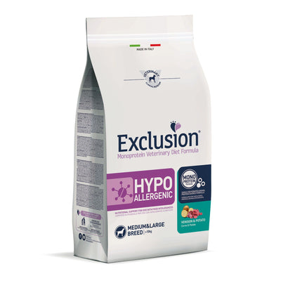 Exclusion Dog VET Adu Med & L Venison