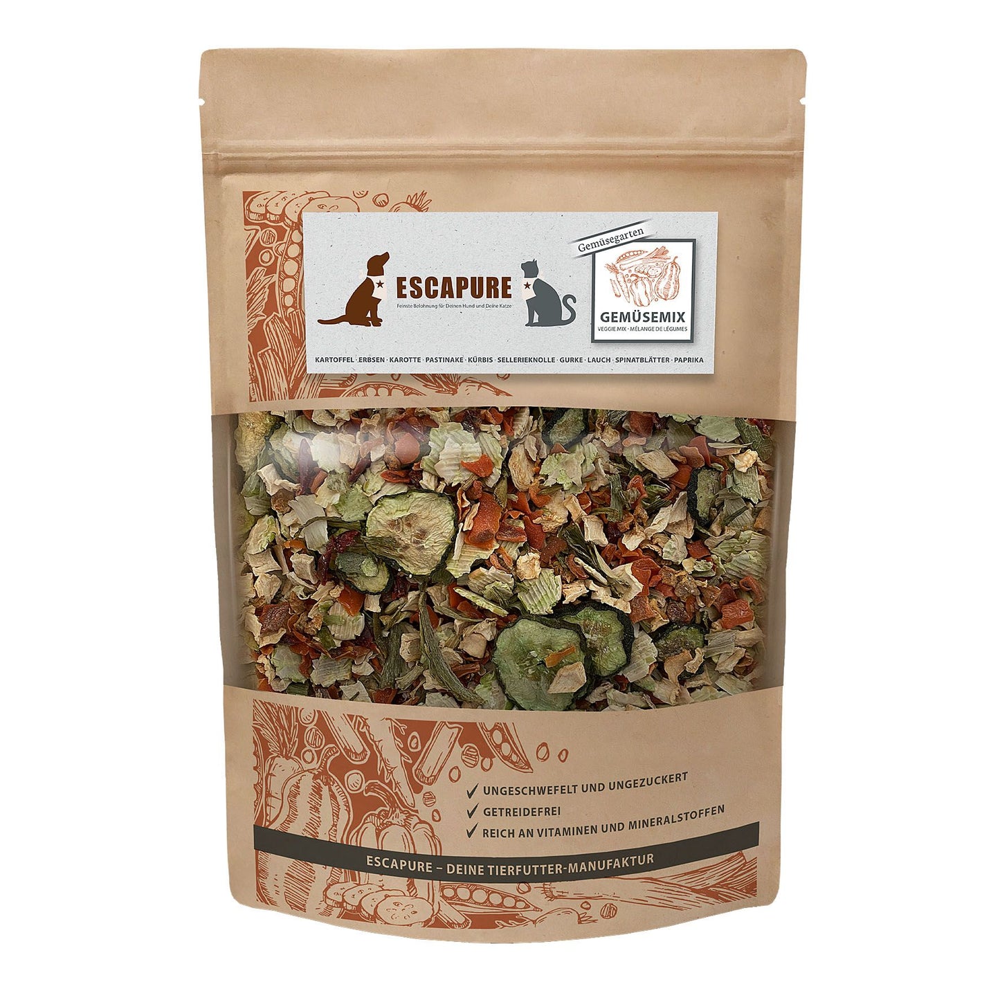Escapure Müsliflocken Gemüsemix