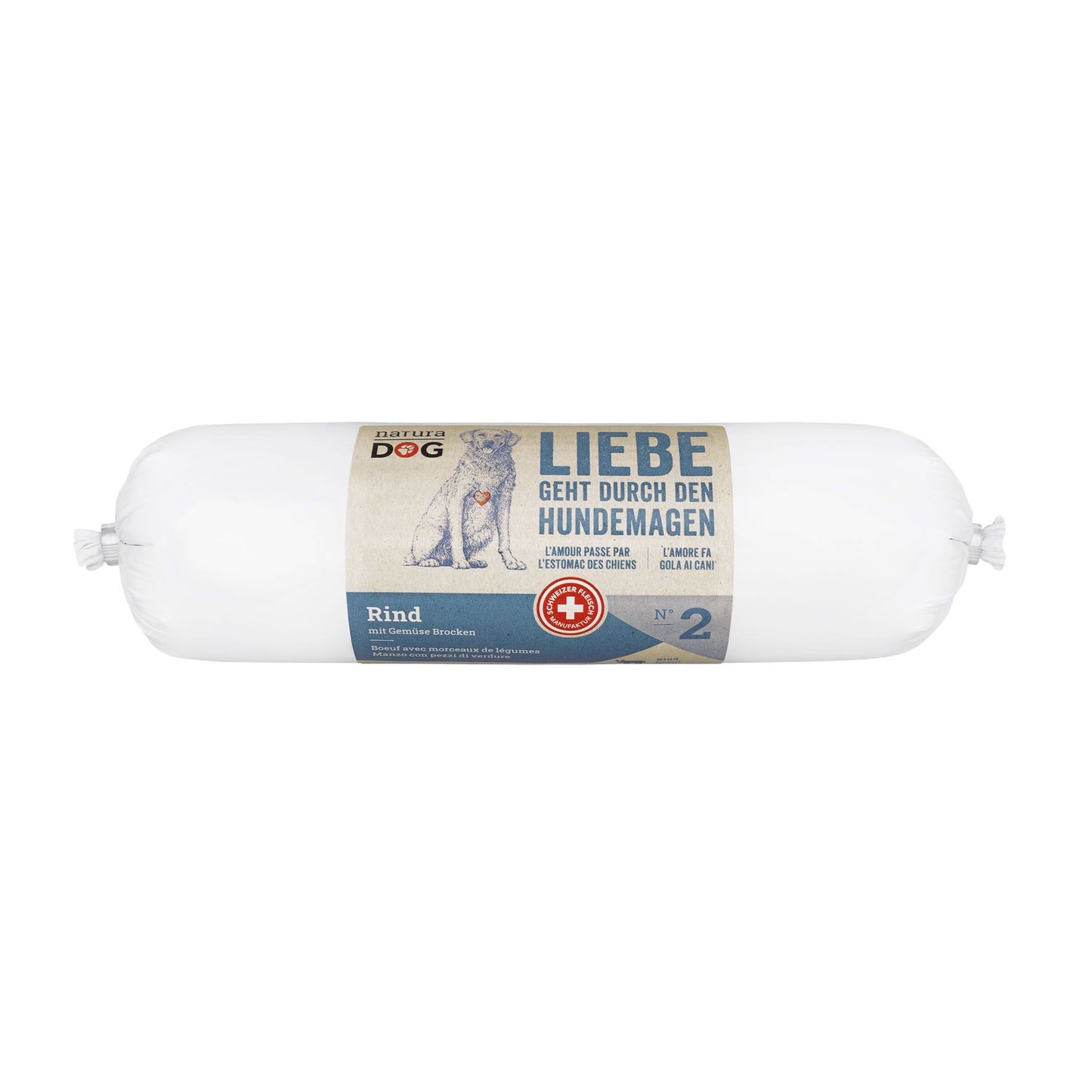 naturaDog Rind mit Gemüse Brocken