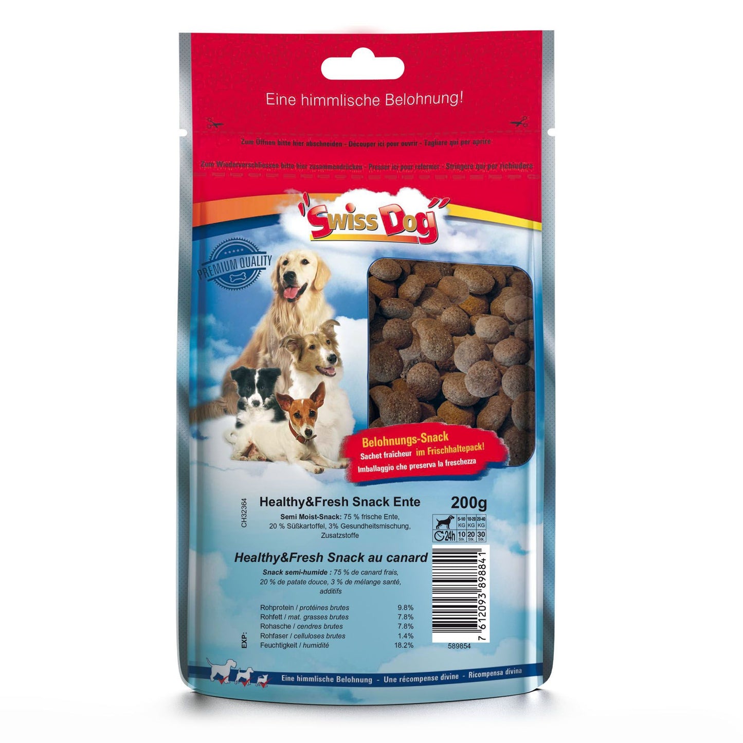 SwissDog Healthy & Fresh Snack Ente