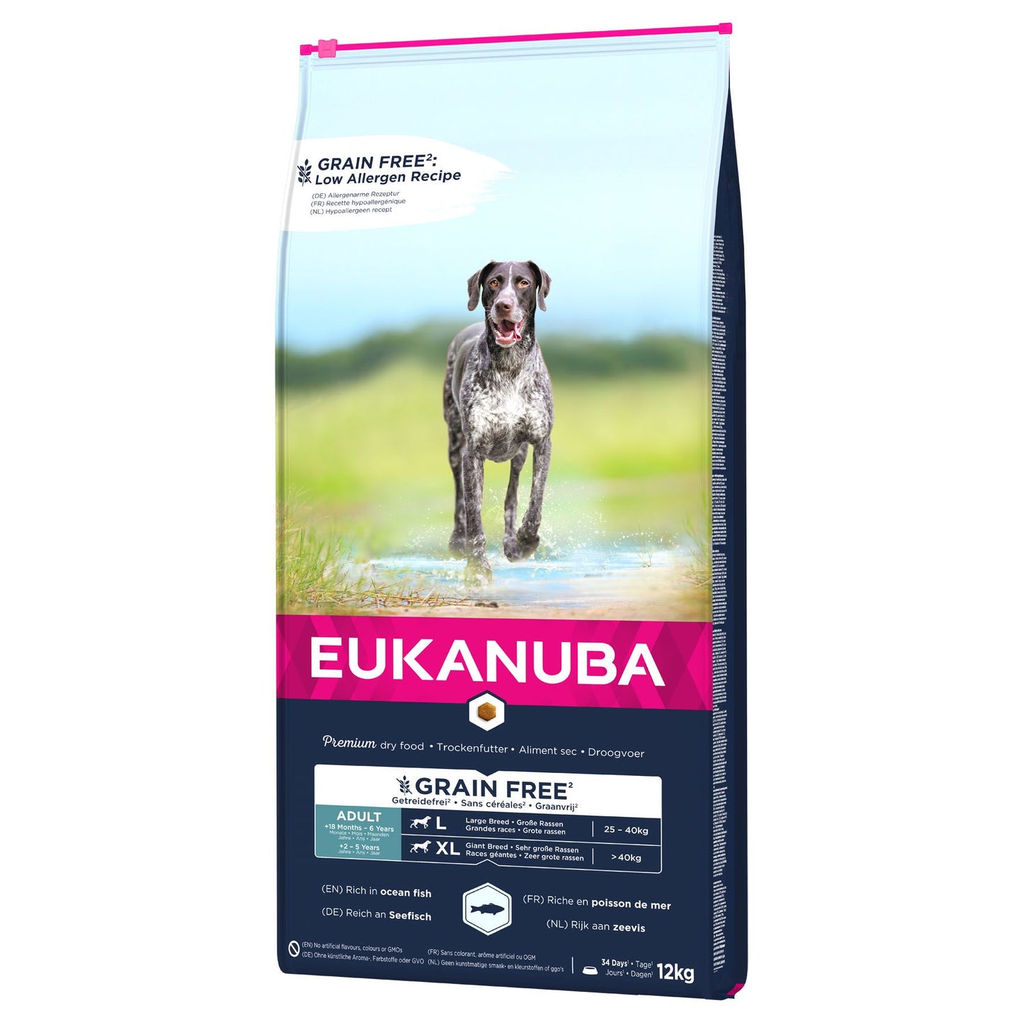 Eukanuba GRAINFREE Adult L/XL Salm