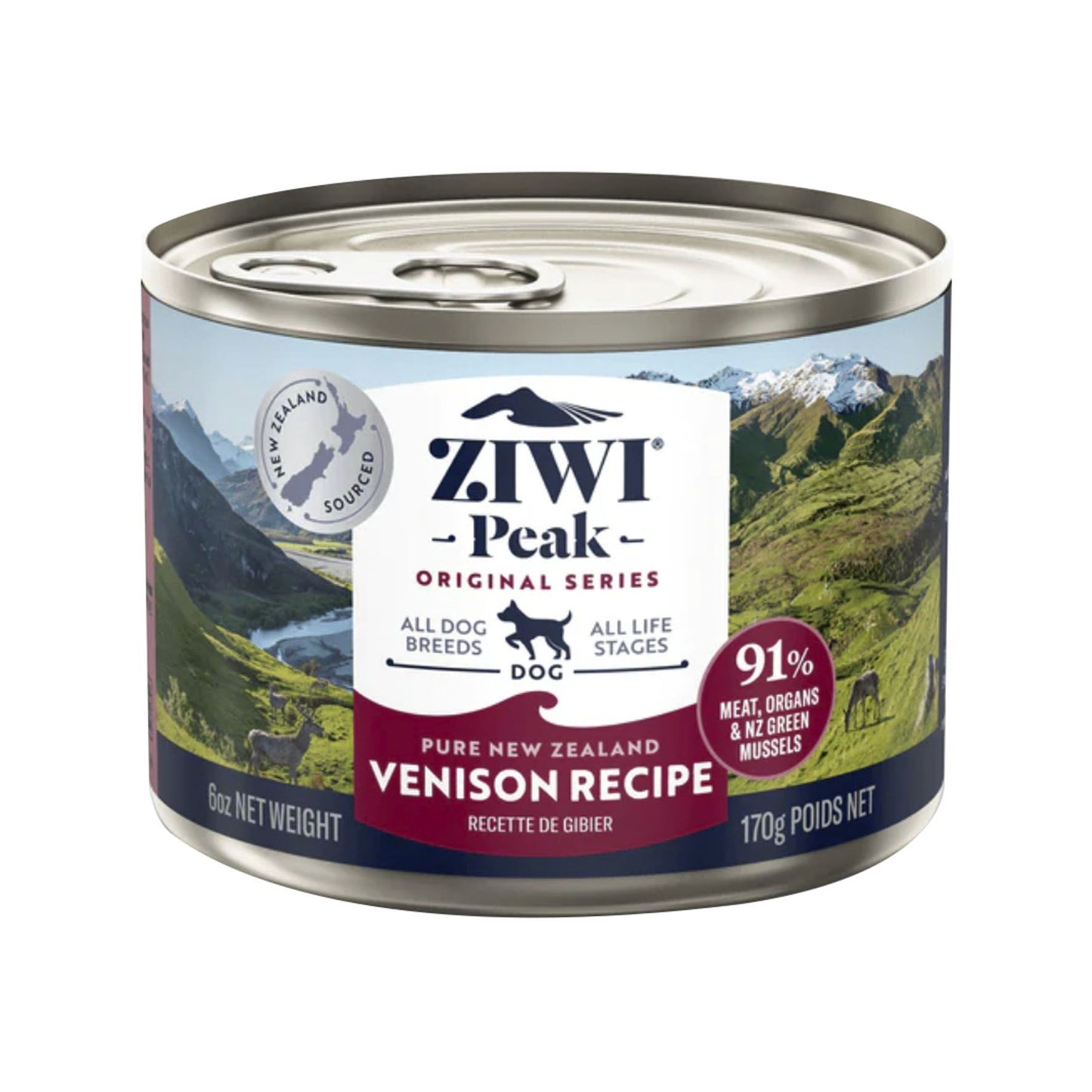 Ziwi Peak Canned Dog Food vension